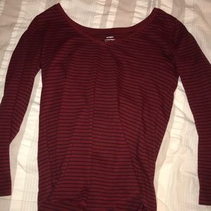 Long sleeve striped shirt